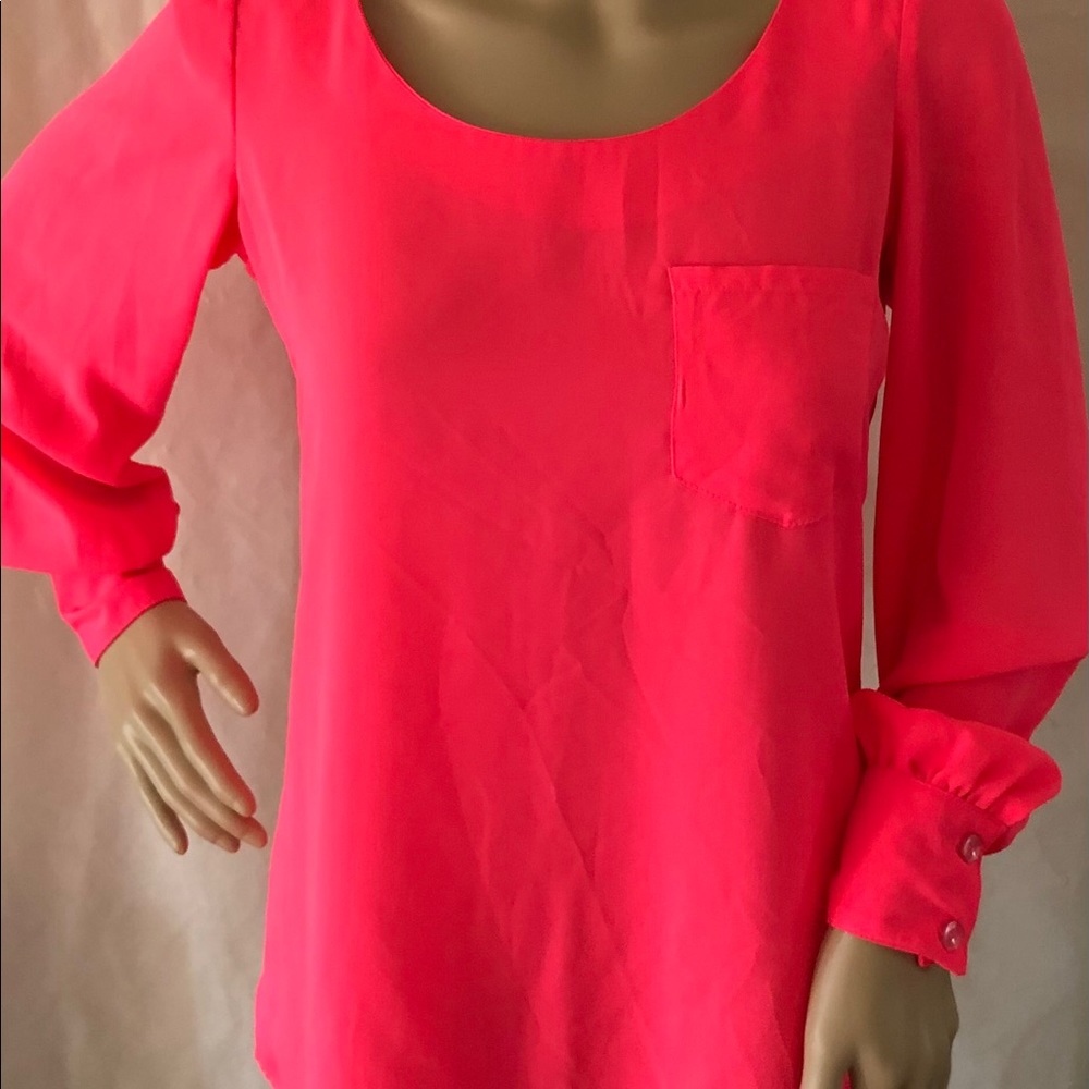 GB Hot Pink Blouse